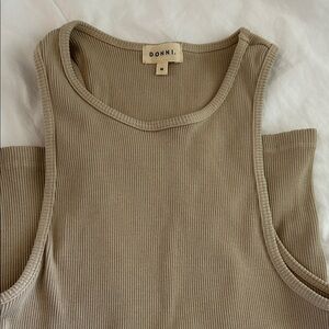 Donni slim ribbed tank
